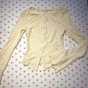 Kimchi Blue cream cardigan